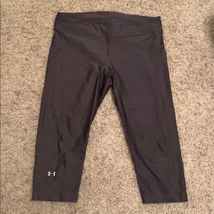 21” under armor gray leggings
